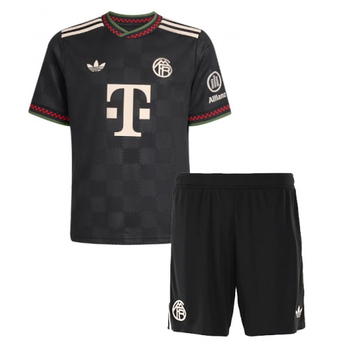 Lacne Dětský Futbalové dres Bayern Munich Josip Stanisic #44 2025-26 Krátky Rukáv - Tretina (+ trenírky)